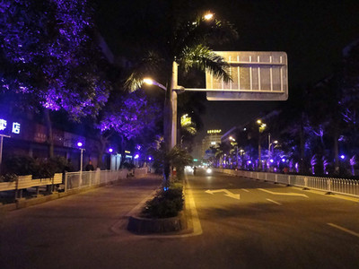 石獅市石獅子芳路夜景照明工程